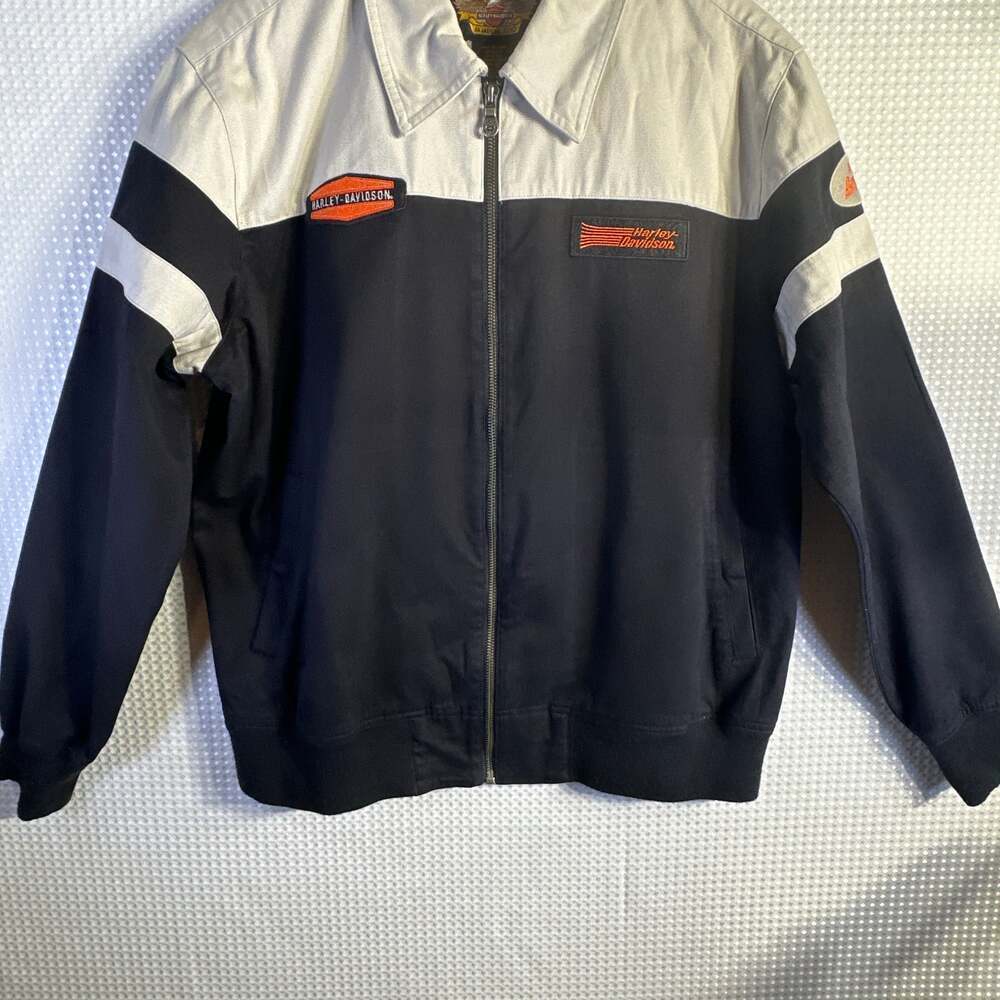 Harley-Davidson Women's Colorblock Full-Zip Racing Jacket - Picture 1 of 9